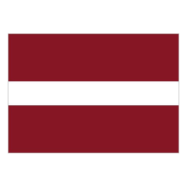 Bandera de Letonia de Poliéster Microperforada Reforzada
