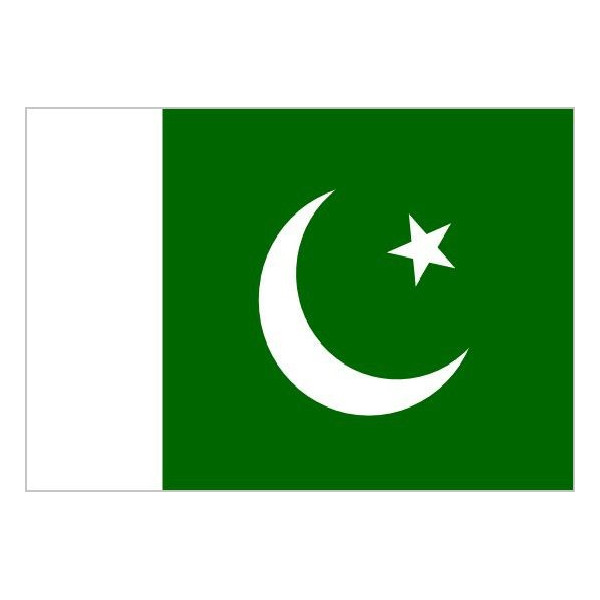 Bandera de Pakistán de Poliéster Microperforada Reforzada
