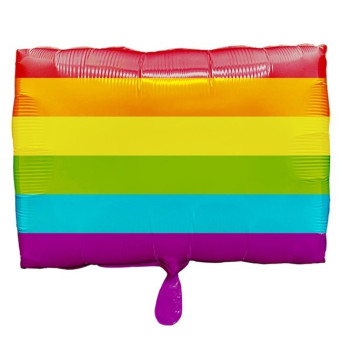 Globo Foil de Bandera LGTBI de 30 x 43 Centímetros