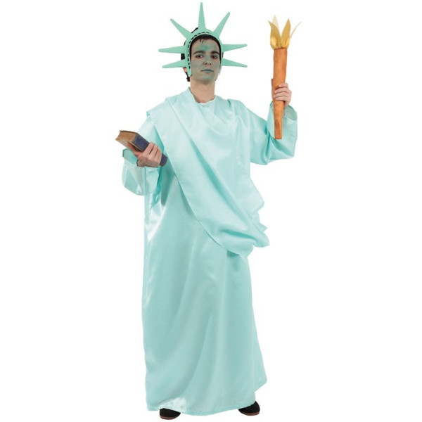 Disfraz de Estatua de la Libertad para Adulto