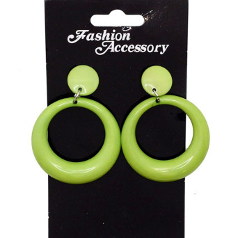 Pendientes de Flamenca de color Verde