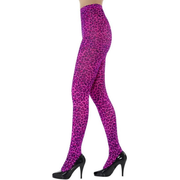 Medias de Leopardo de color Rosa para Adulto