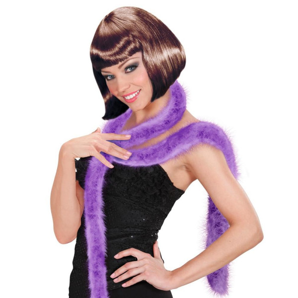 Boa de Marabú Elegante de color Violeta de 2 Metros