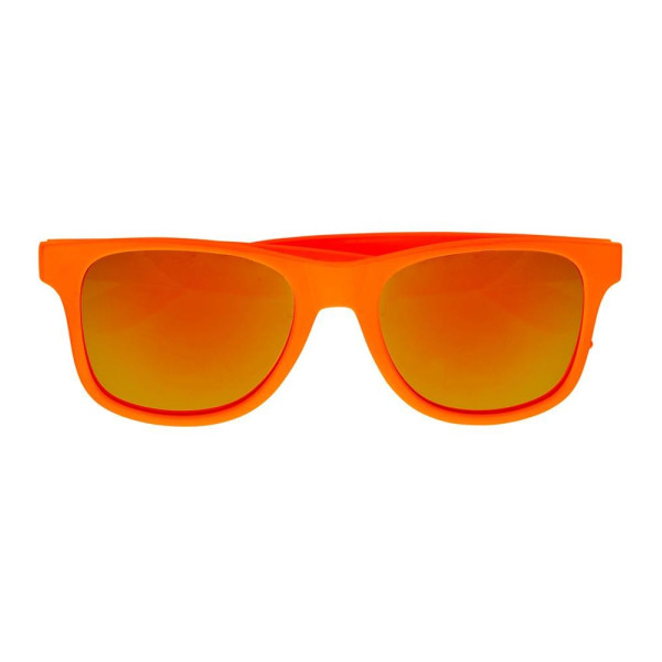 Gafas de los años 80´s de color Naranja Neón para Adulto