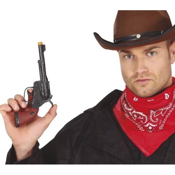 Pistola de Vaquero de 20 Centímetros de color Negro