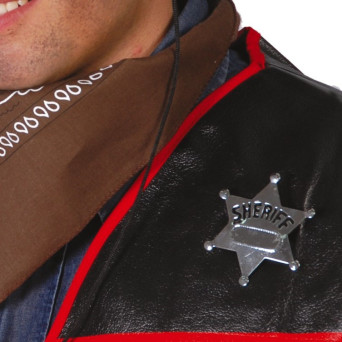 Estrella de Sheriff de 6 Centímetros