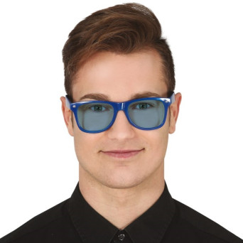 Gafas de color Azul con Cristales Azules para Adulto