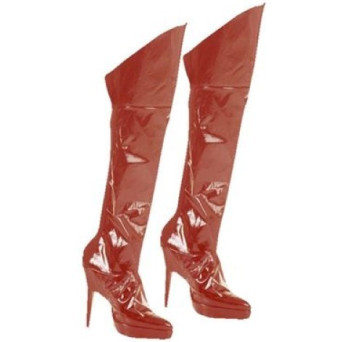 Cubrebotas de color Rojo para Adulto
