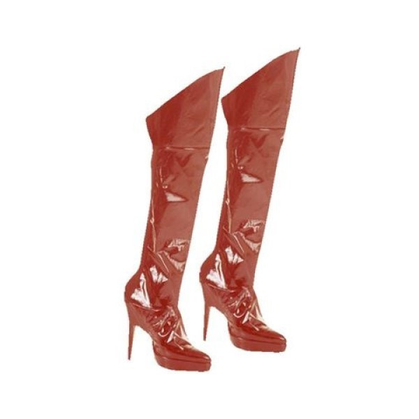 Cubrebotas de color Rojo para Adulto