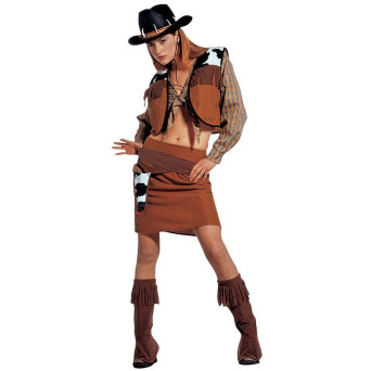 Disfraz de Vaquera del Lejano Oeste para Adulto