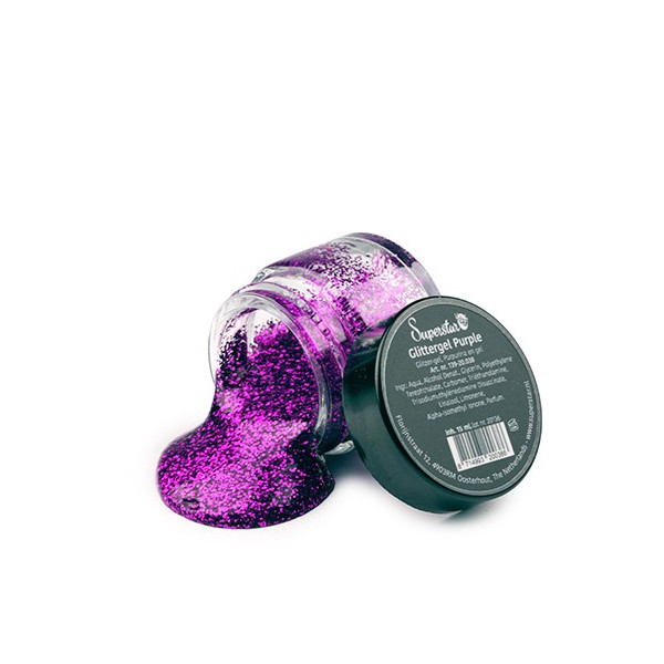 Purpurina en Gel de 15 Mililitros Varios Colores de Superstar