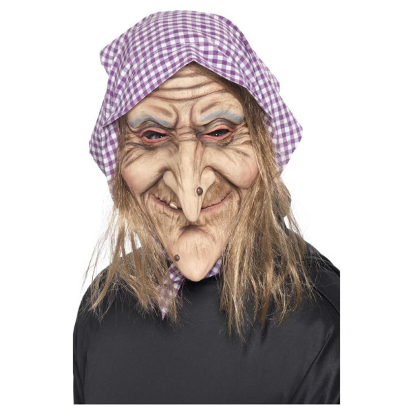 Máscara de Bruja Vieja para Adulto