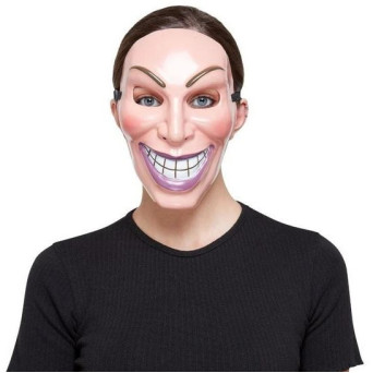 Máscara de Cara Sonriente para Adulto