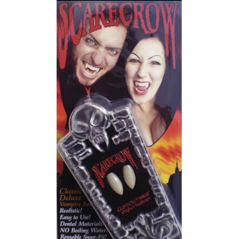Colmillos de Vampiro Scarecrow Deluxe para Adulto
