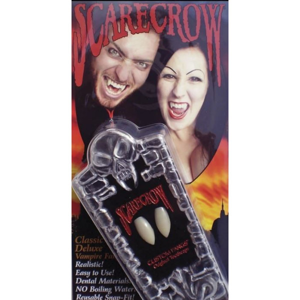 Colmillos de Vampiro Scarecrow Deluxe para Adulto