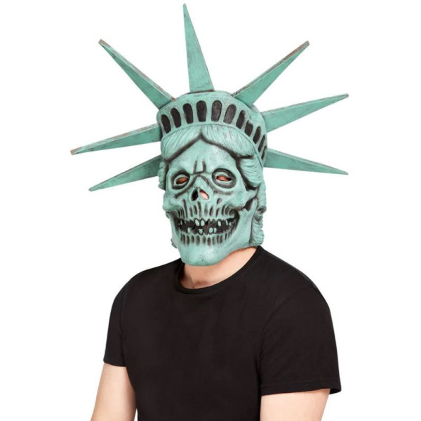 Máscara de Estatua de la Libertad Calavera para Adulto
