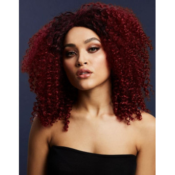 Peluca Ciruela de Lizzo Fever de 40 Centímetros para Adulto
