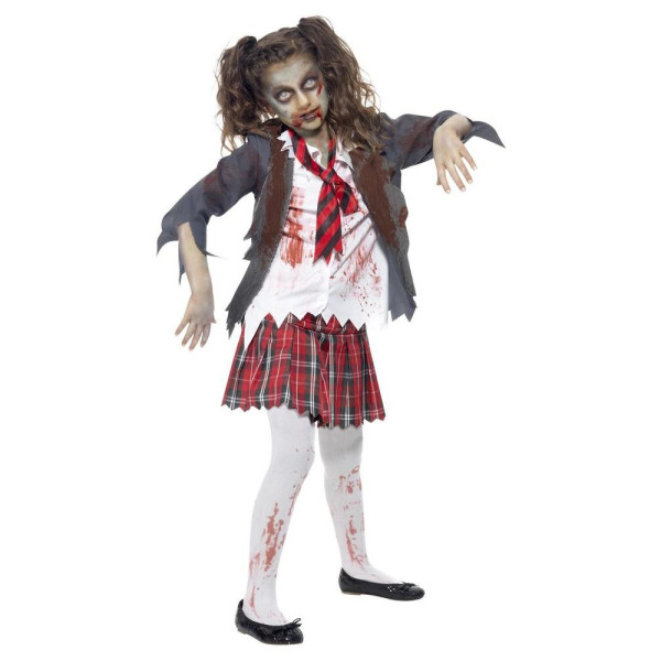 Disfraz de Colegiala Zombi Infantil