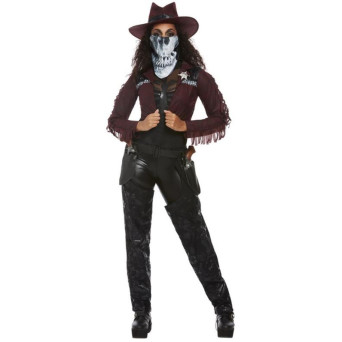 Disfraz de Vaquera Oscura para Adulto