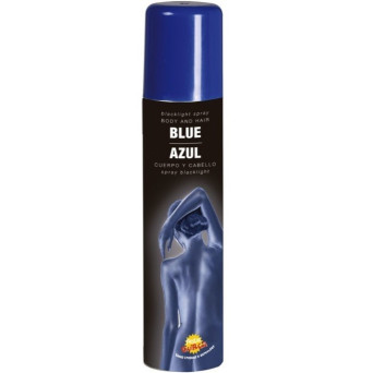 Spray Blacklight de 75 Mililitros Varios Colores para Cuerpo y Cabello