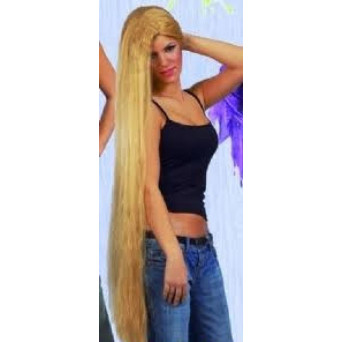 Peluca Rubia de Melena Extra Larga para Adulto