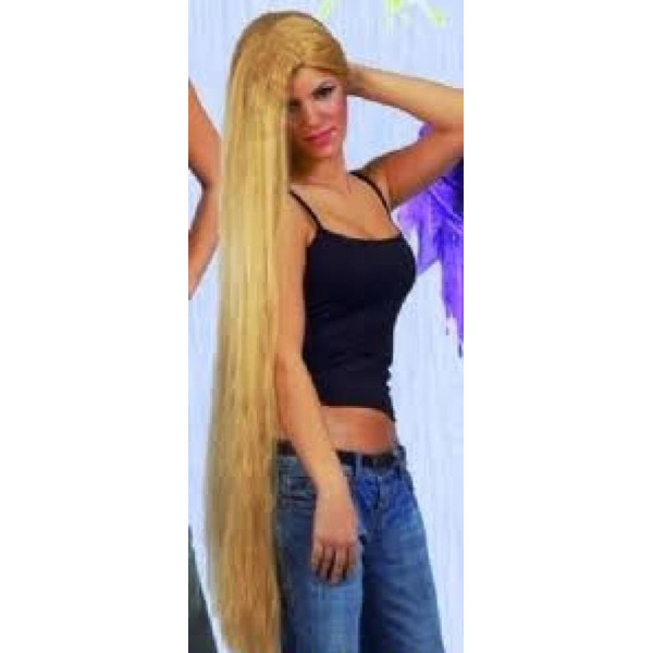 Peluca Rubia de Melena Extra Larga para Adulto