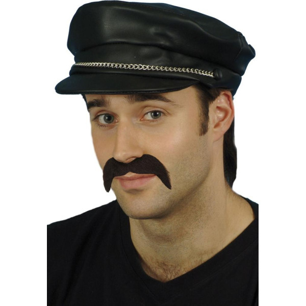 Gorra de Motorista de color Negro para Adulto