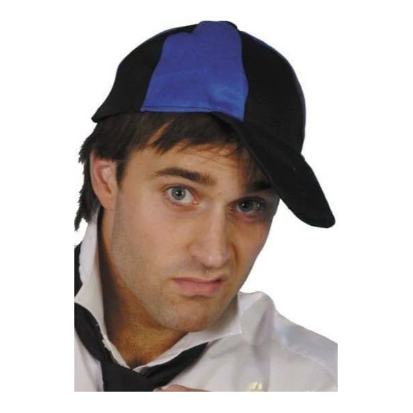 Gorra de Colegial de color Azul y Negro para Adulto