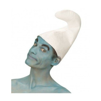Gorro de Pitufo de color Blanco para Adulto