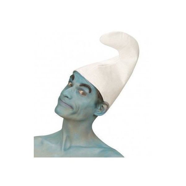 Gorro de Pitufo de color Blanco para Adulto
