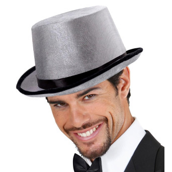 Sombrero de Terciopelo de color Gris para Adulto