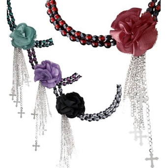 Collar con Flor Varios Colores para Adulto