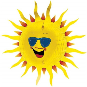 Sol de Papel de 55 Centímetros