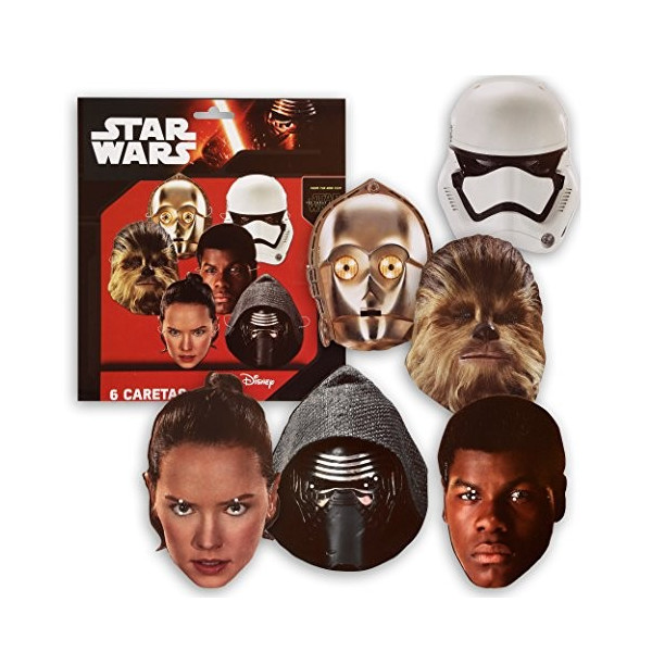 Careta de Star Wars 6 Unidades Infantil