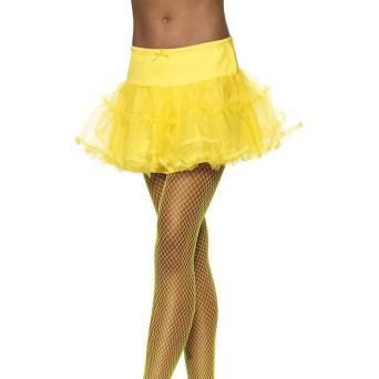 Tutú de color Amarillo Neón para Adulto