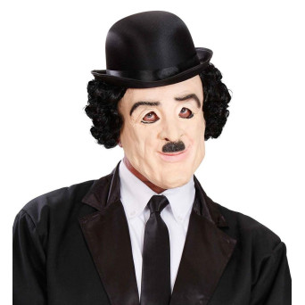 Máscara de Charlie Chaplin con Pelo para Adulto