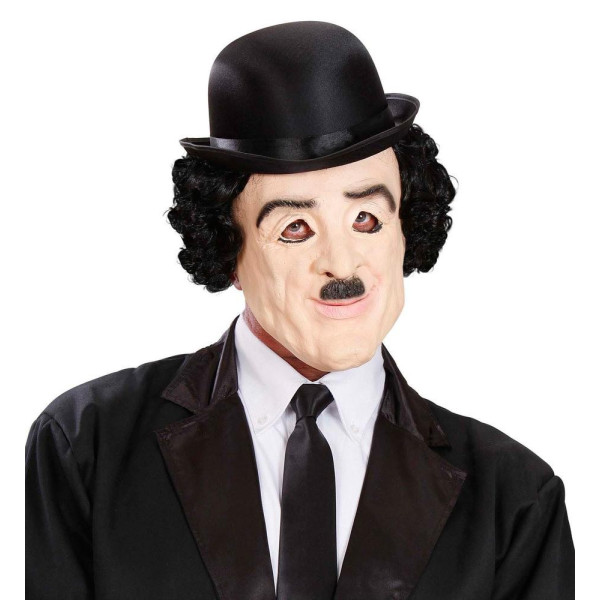 Máscara de Charlie Chaplin con Pelo para Adulto
