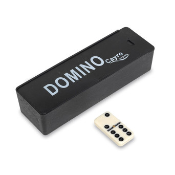 Dominó de Resina 28 Piezas de 4,9 x 2,4 x 0,6 Centímetros