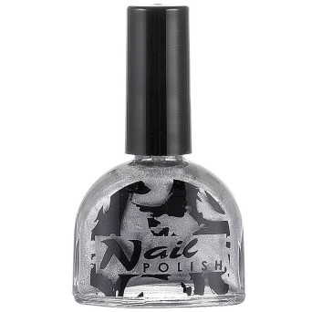 Esmalte de Uñas de 7 Mililitros de color Plata