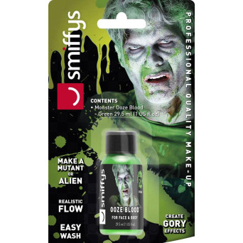 Sangre Artificial de Zombie de 29 Mililitros de color Verde