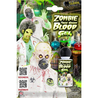 Sangre Artificial de Zombie de 28 Mililitros de color Verde