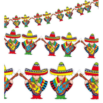 Guirnalda de Mariachi Mexicano de 3 Metros