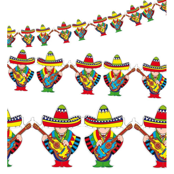 Guirnalda de Mariachi Mexicano de 3 Metros