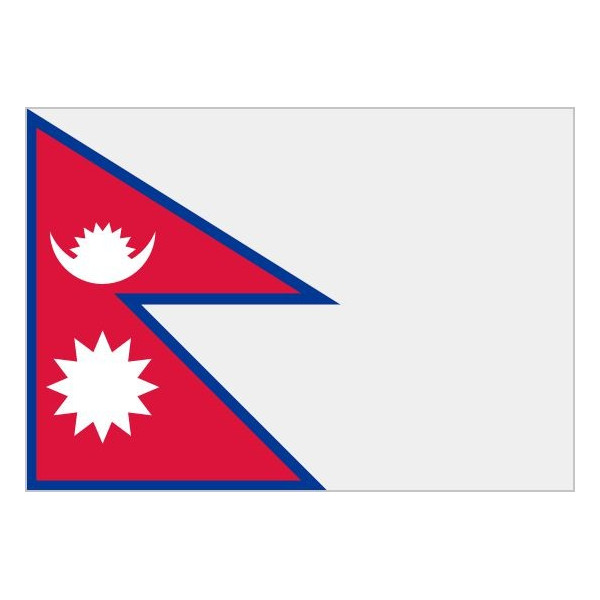 Bandera de Nepal de Poliéster Microperforada Reforzada