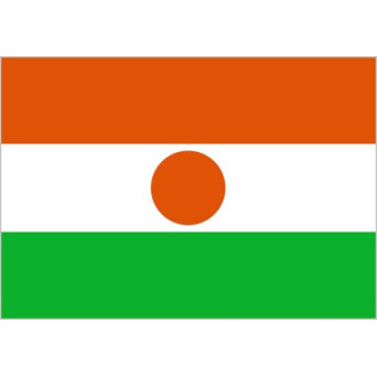Bandera de Níger de Poliéster Microperforada Reforzada