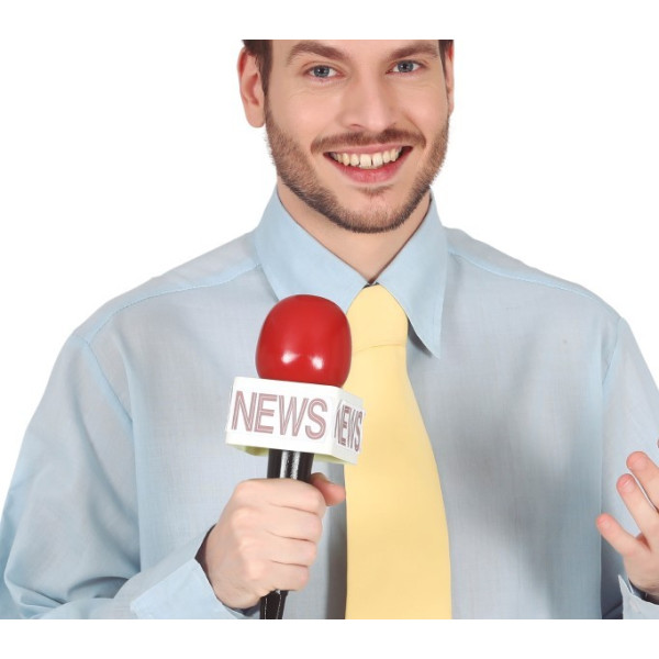 Micrófono de Reportero de 25 Centímetros
