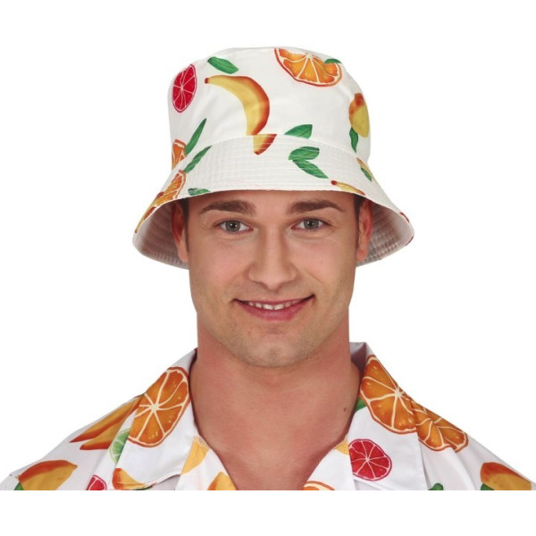 Gorro Hawaiano de Frutas para Adulto