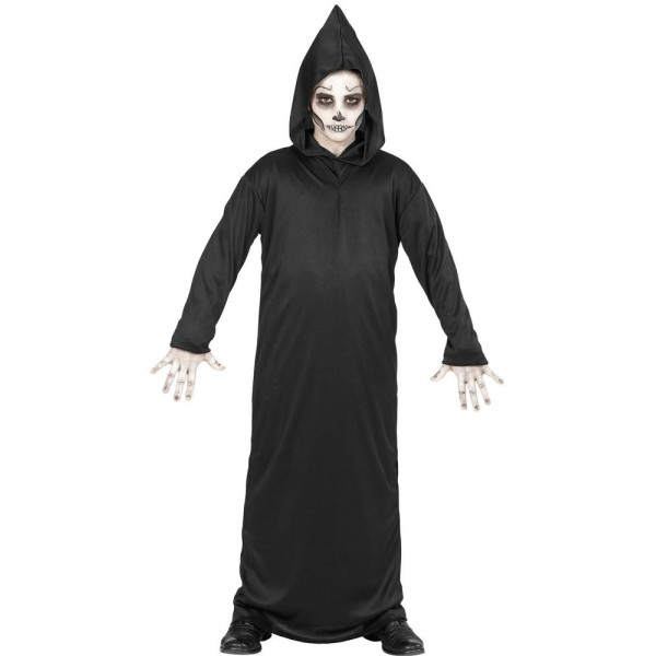 Disfraz de la Muerte de color Negro Infantil