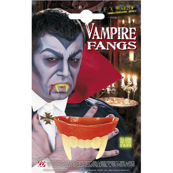 Dientes de Vampiro Fluorescentes