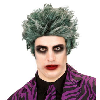 Peluca de Joker Payaso Malvado para Adulto